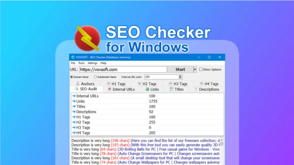 SEO Checker for Windows