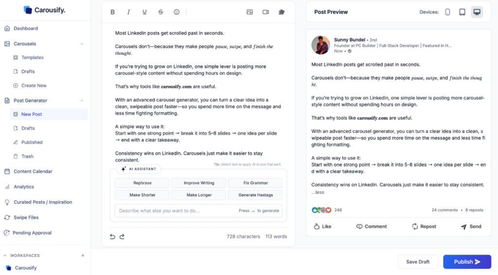 Carousify AppSumo Deal