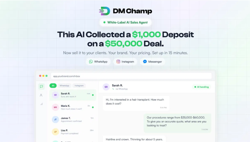 DM Champ AppSumo Deal