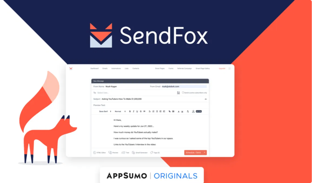 SendFox AppSumo Deal