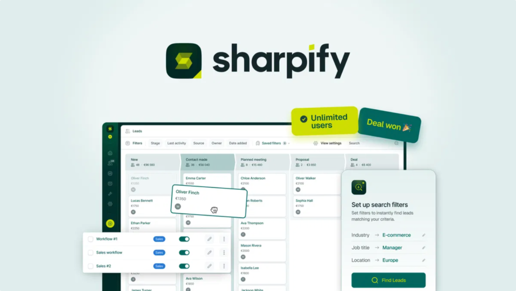 Sharpify CRM AppSumo Deal